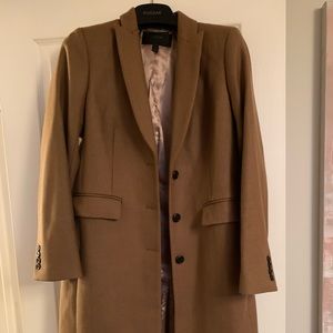 J Crew Wool Camel Coat Size 6